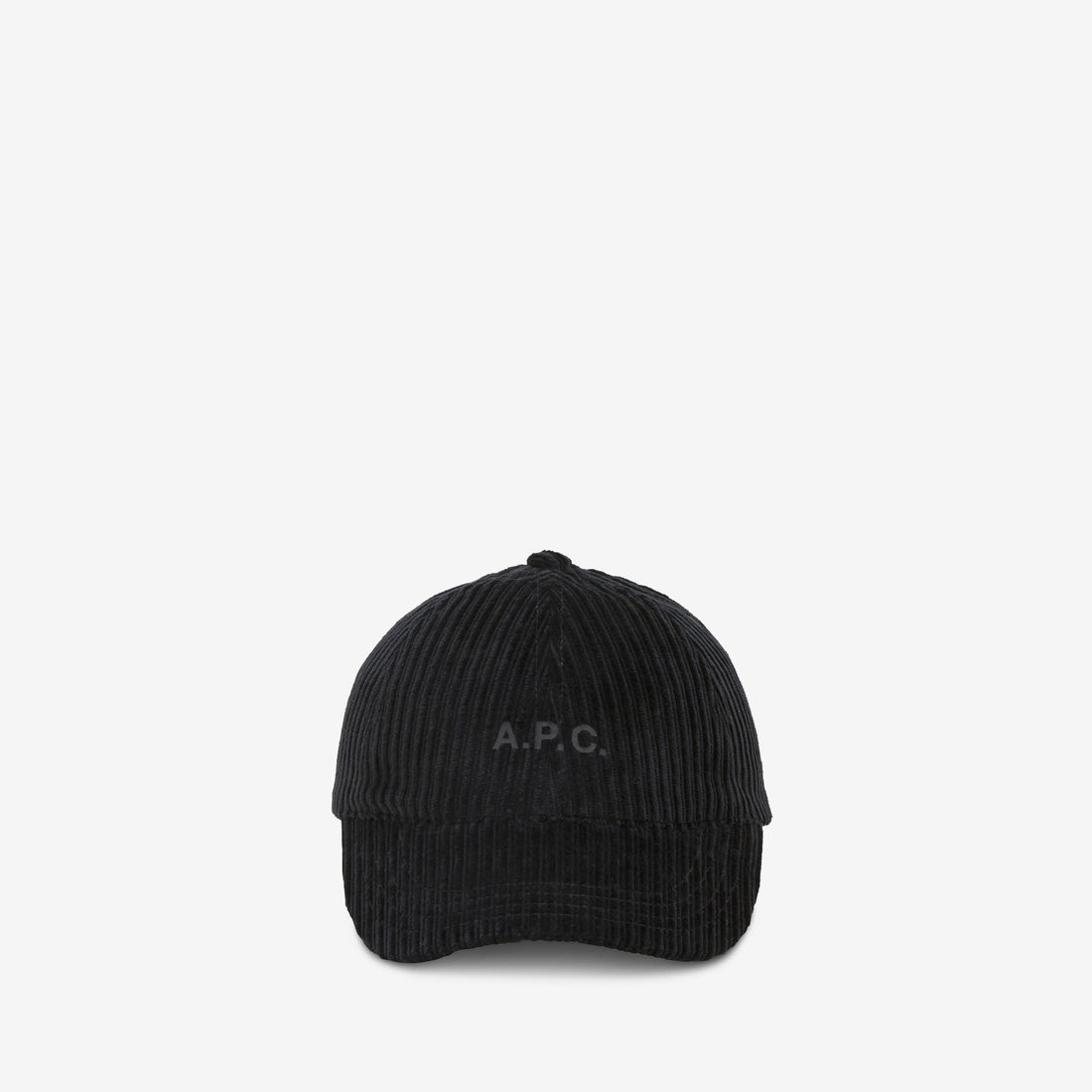 Corduroy Baseball Cap Black Headwear