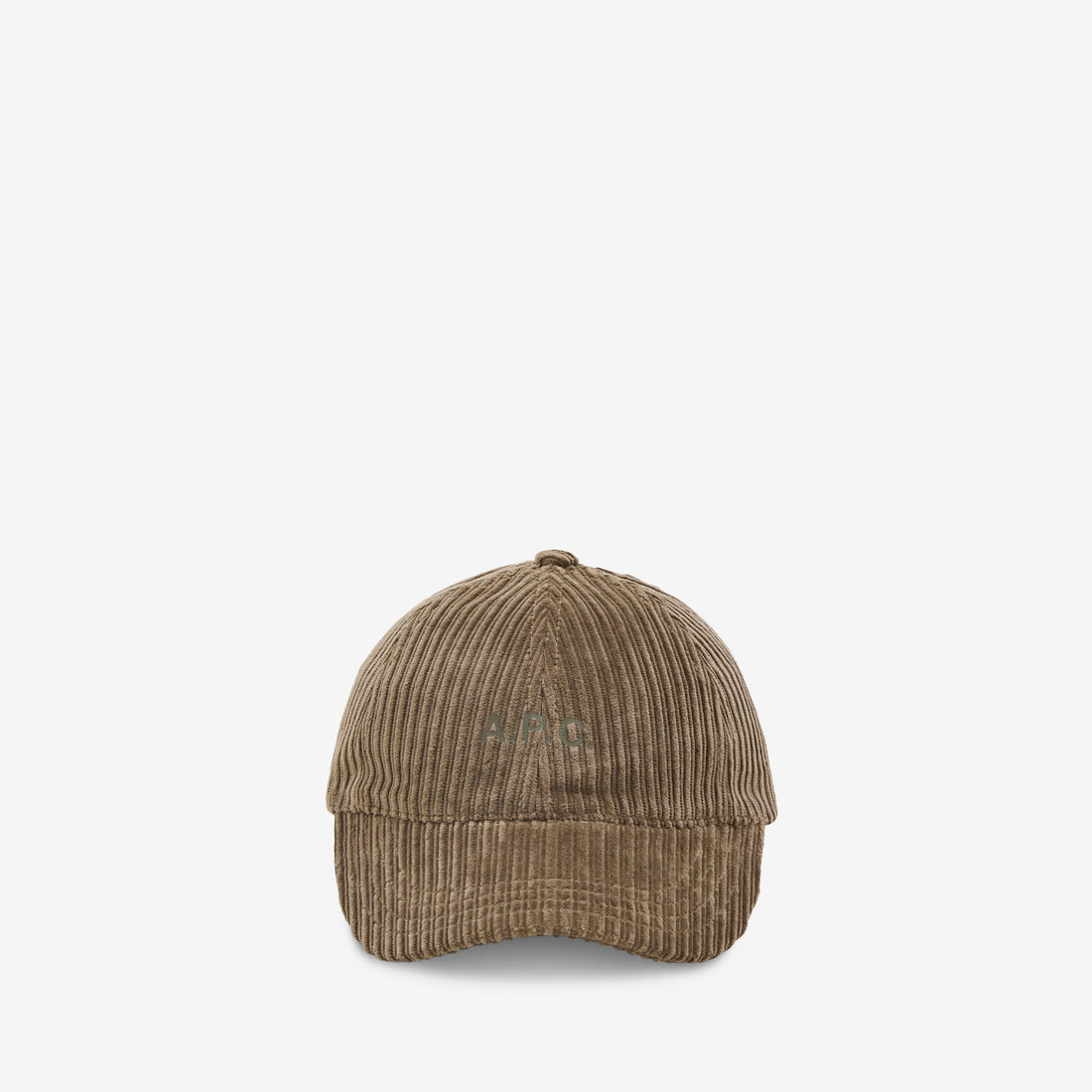 Corduroy Baseball Cap Taupe Headwear