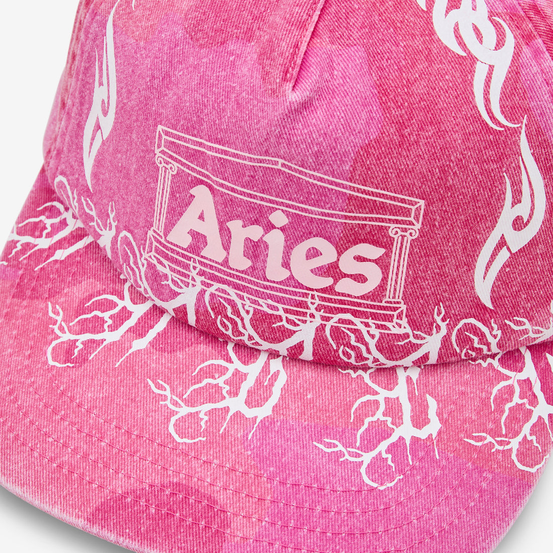 Camo Angel Temple Cap Pink Headwear