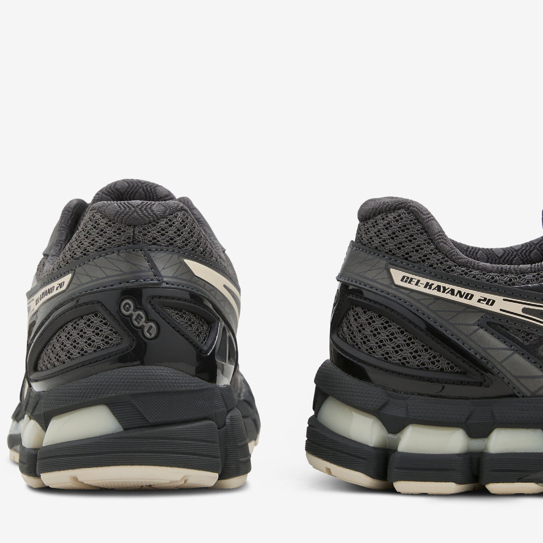 Gel-Kayano 20 Obsidian Grey | Oatmeal Footwear