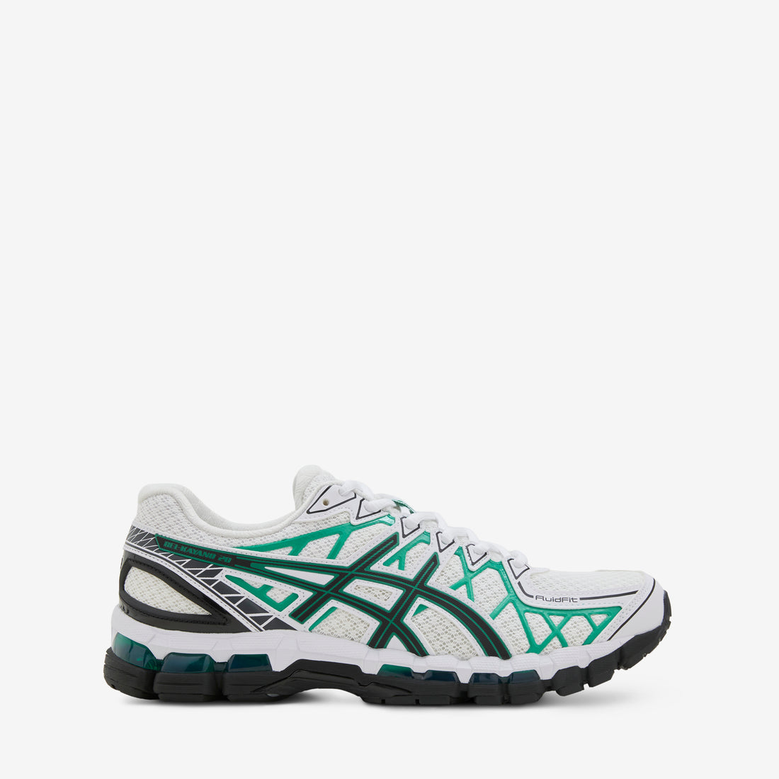 Gel-Kayano 20 White | Edamame Green Footwear