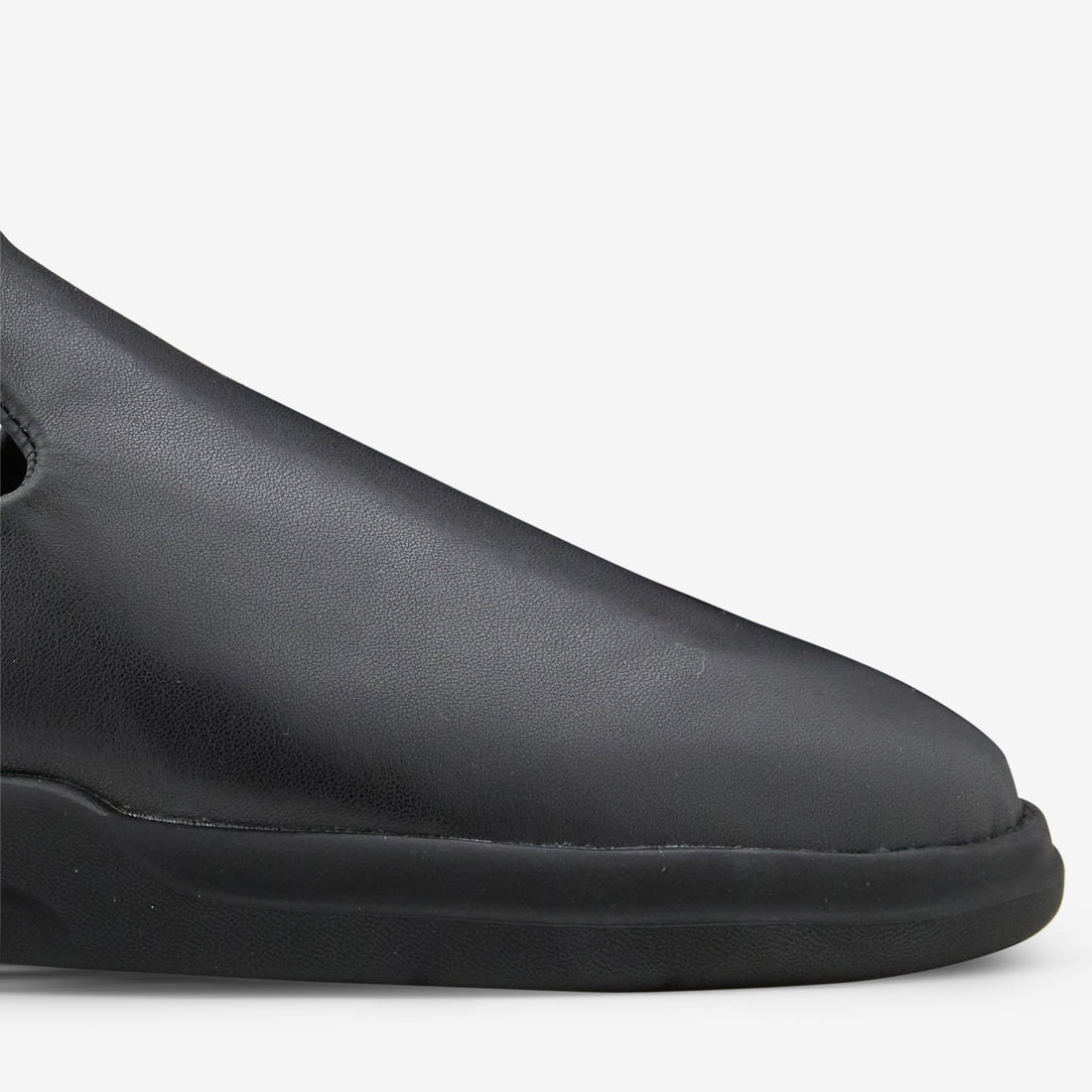 Pelli Smooth Leather Jet Black Footwear