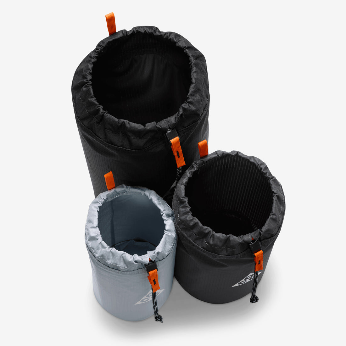 ACG Stuff Sack 3-Pack Black | Safety Orange | Summit White Bags