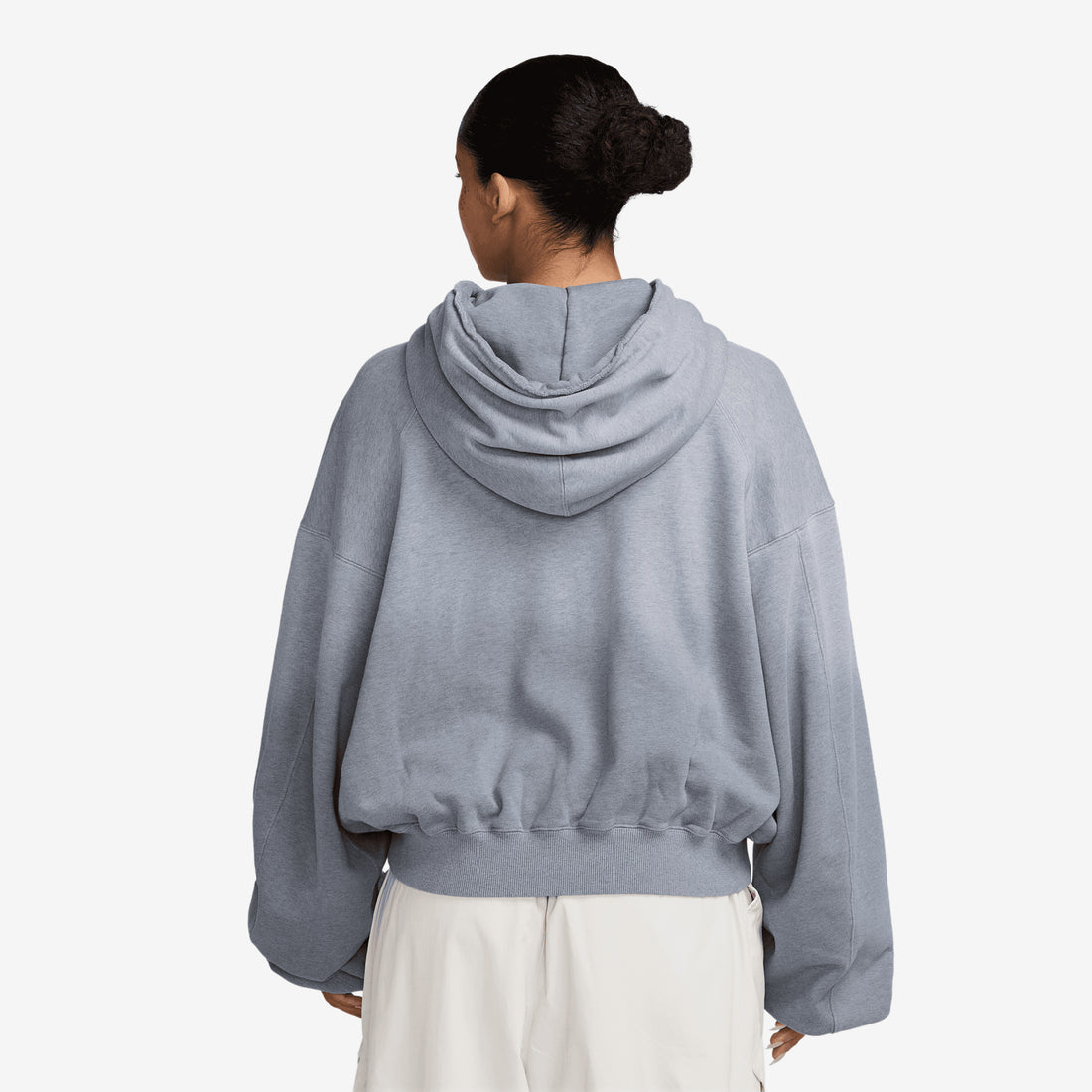 Women's Energy Studio Fleece Hoodie Cool Grey Heather Jumpers