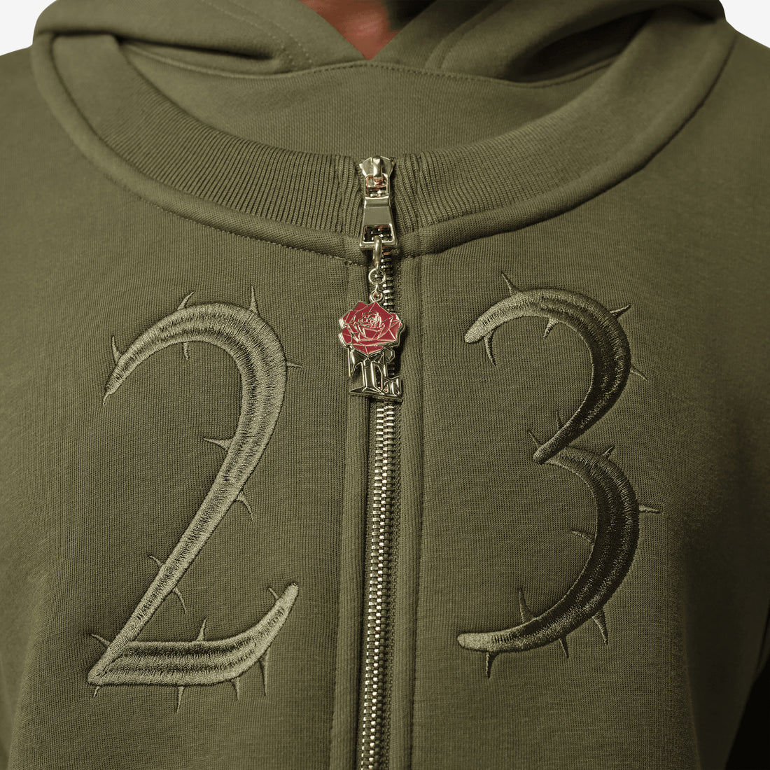 Teyana Taylor x Layer Hoodie Rough Green Jumpers