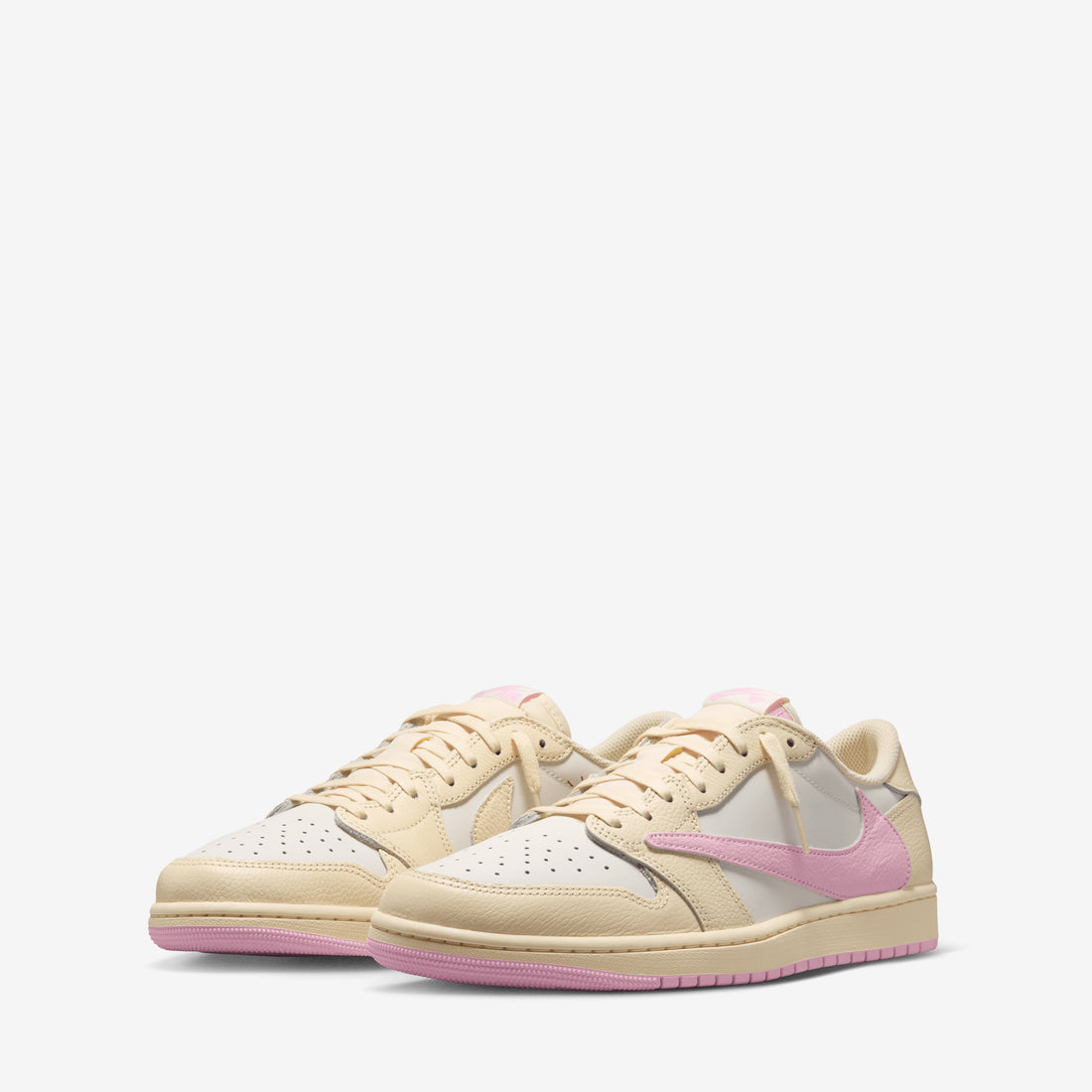 Travis Scott x Air Jordan 1 Low OG Muslin | Shy Pink Footwear