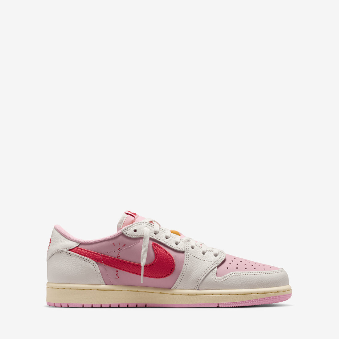 Travis Scott x Air Jordan 1 Low OG Sail | Tropical Pink Footwear