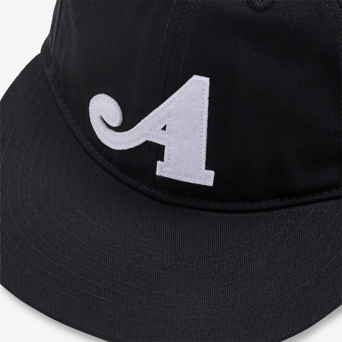 Classic A Baseball Cap Black Headwear
