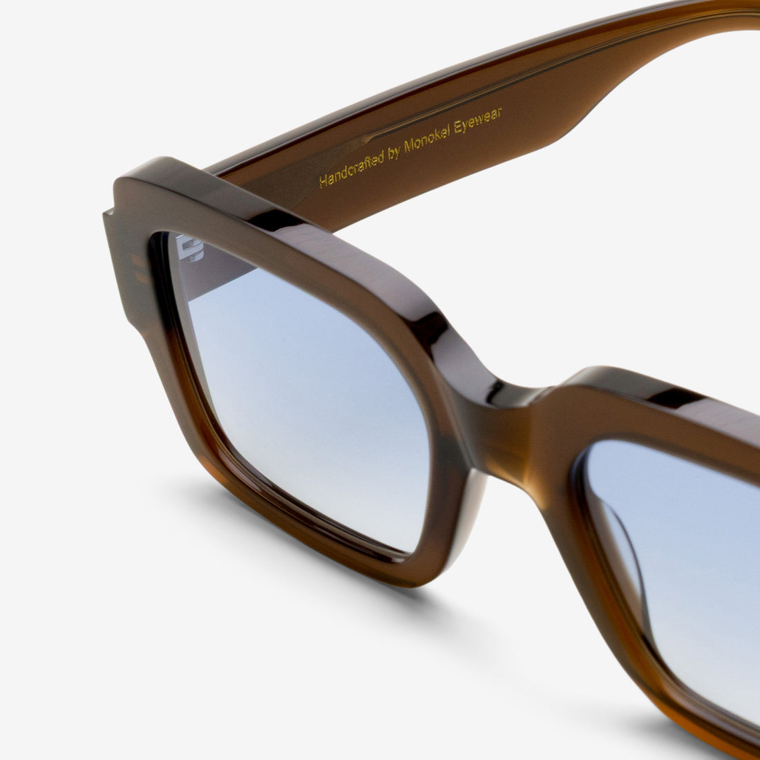 Apollo Chocolate | Blue Gradient Lens Eyewear