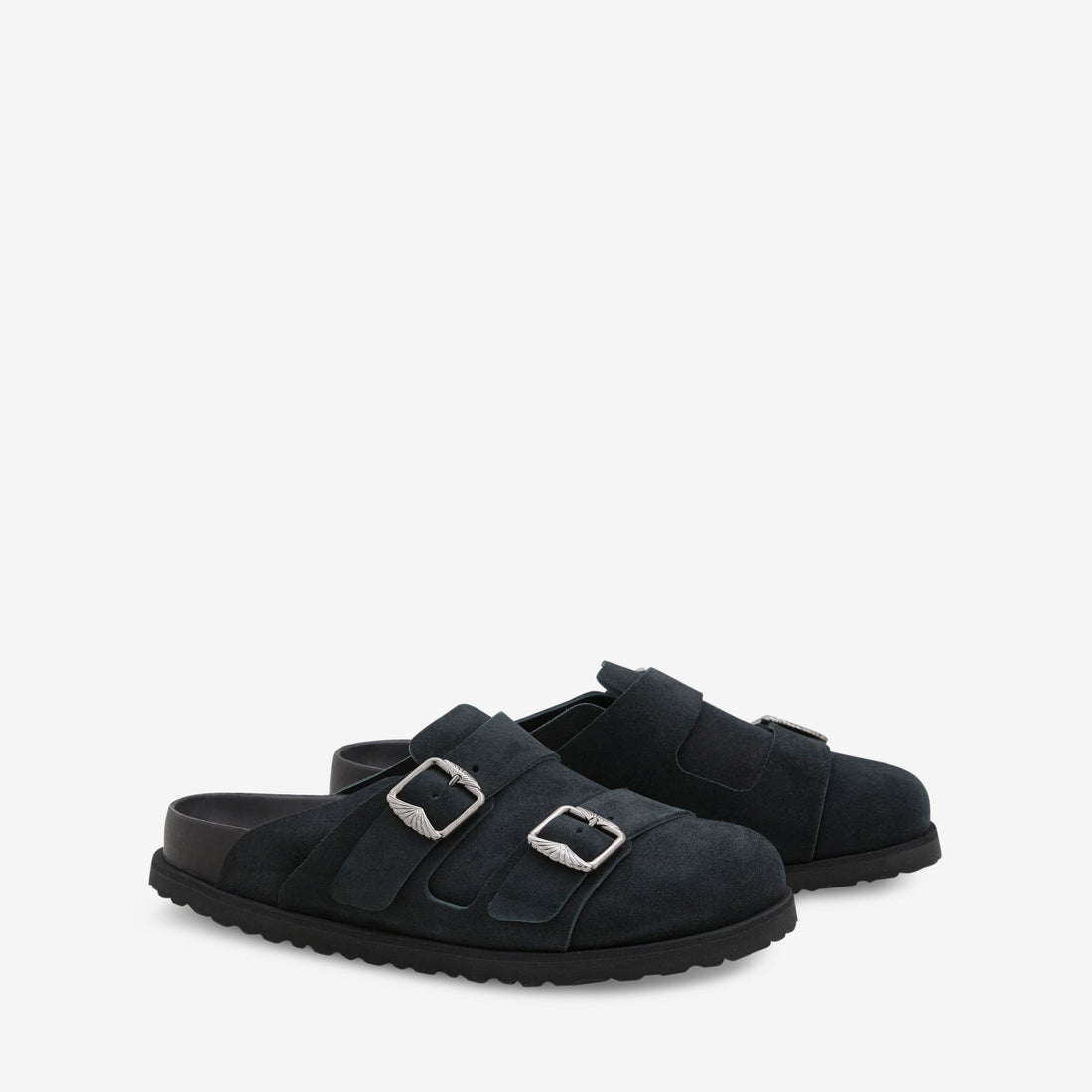 222 West 1774 Exquisite Suede Black Footwear