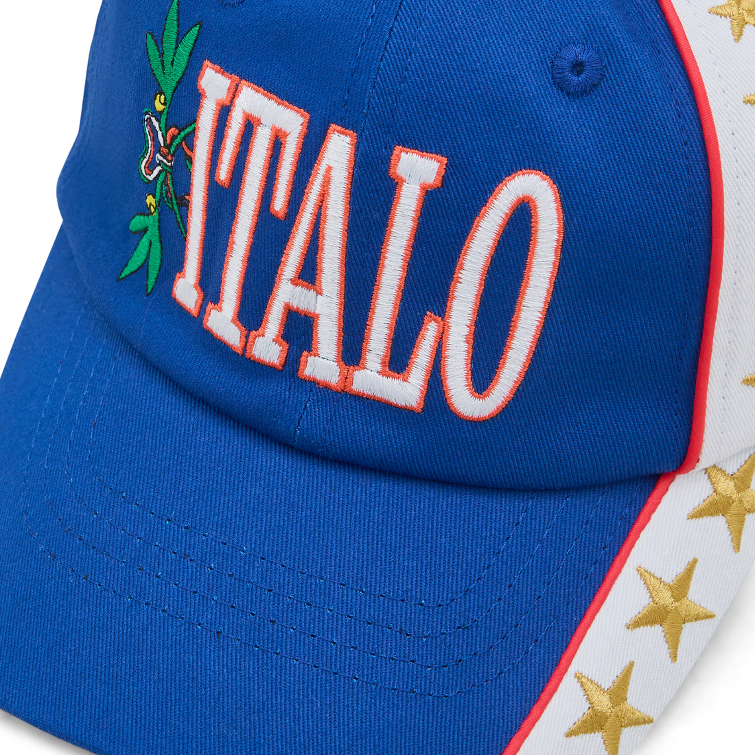 Italo 6 Panel Cap Blue Headwear
