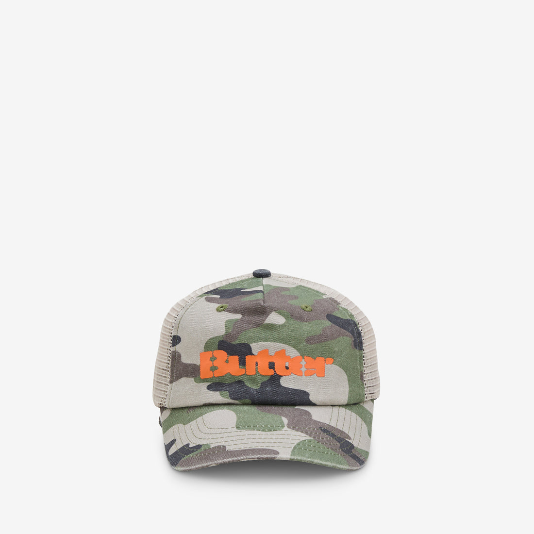 Stencil Trucker Cap Camo Headwear