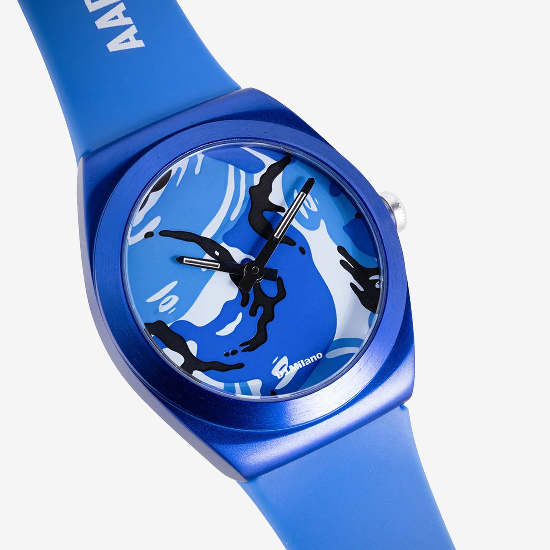 AAPE x Canva 34mm Blue Camo Jewellery