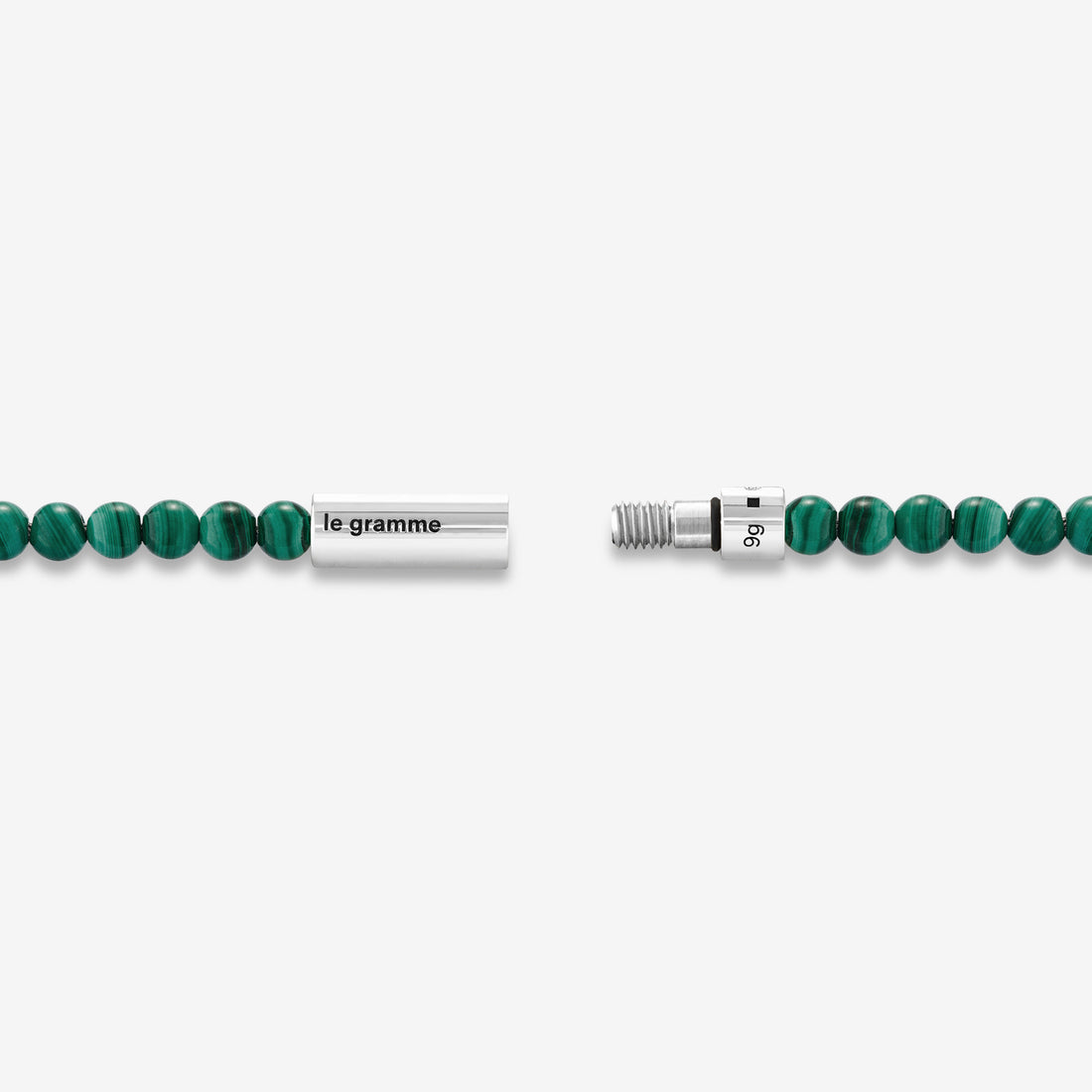 11g Malachite Bead Cable Bracelet Jewellery
