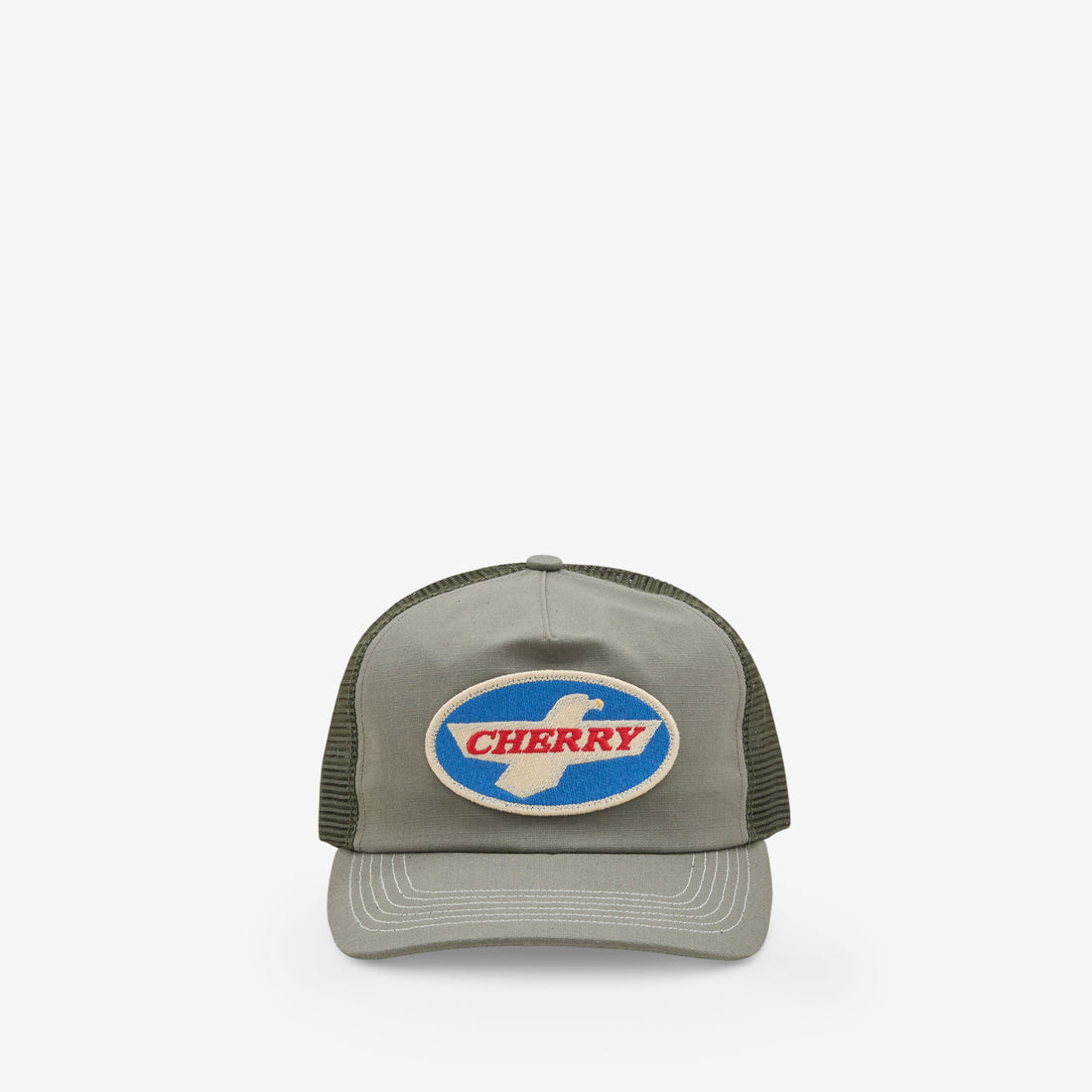 Eagle Patch Trucker Charcoal Headwear