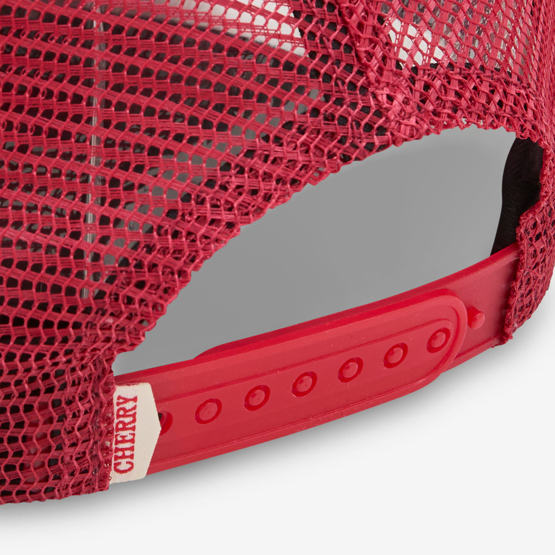 Mesh 5 Panel Trucker Red Headwear