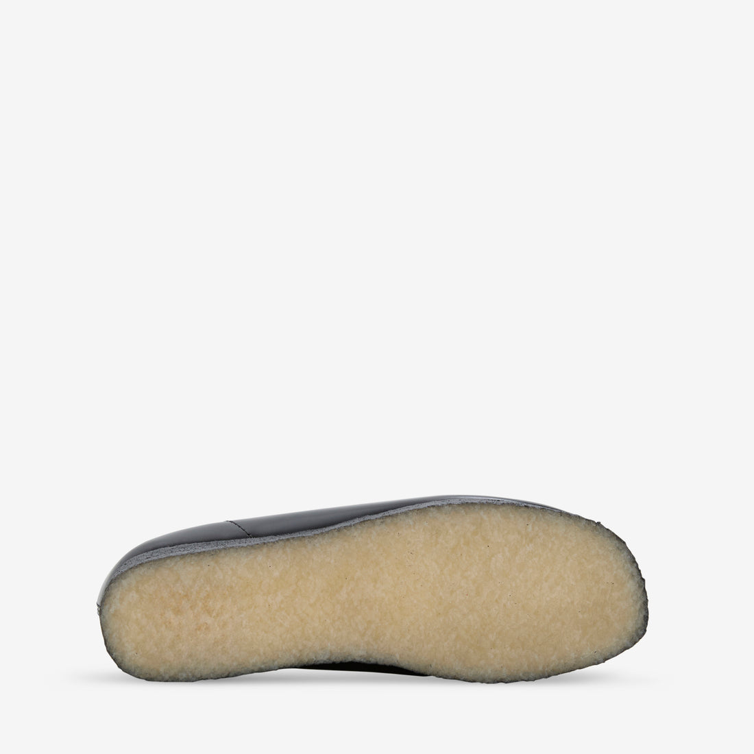 Wallabee Black Hishine Leather Footwear