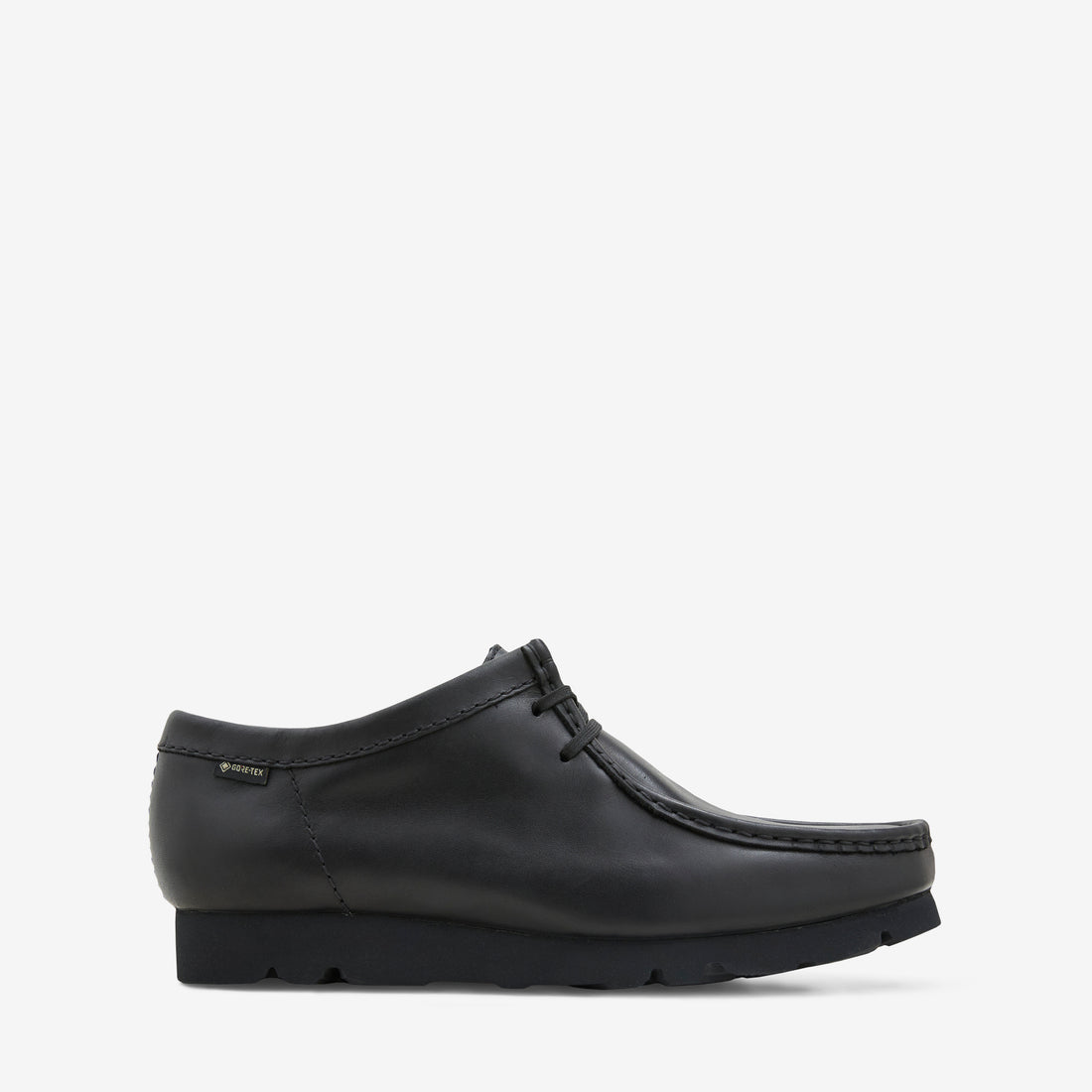 Wallabee GTX Black | Black Leather Footwear