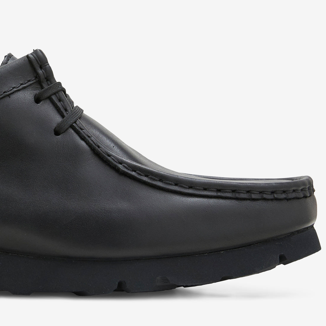 Wallabee GTX Black | Black Leather Footwear