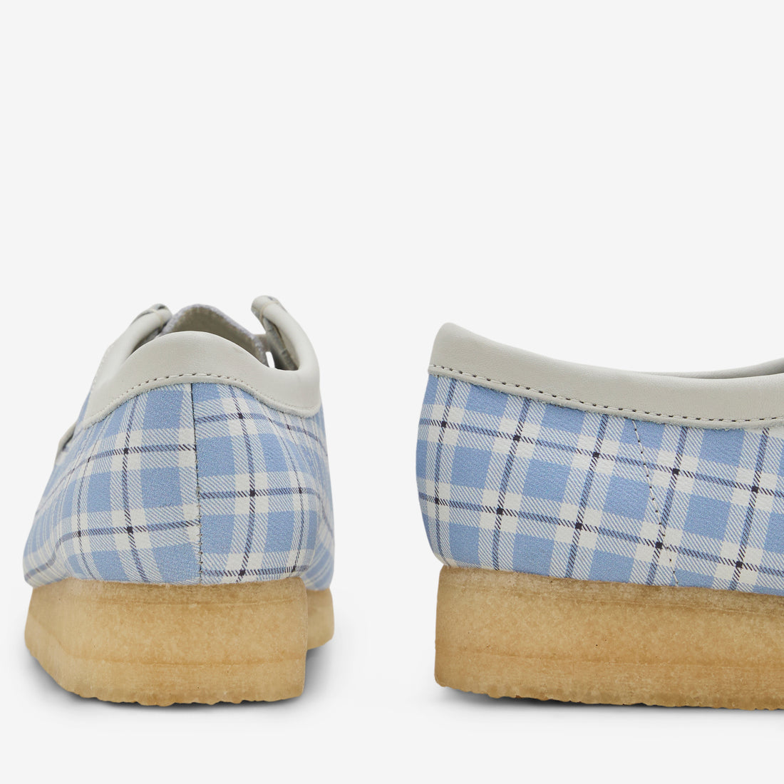 Women's Wallabee Blue Check Footwear
