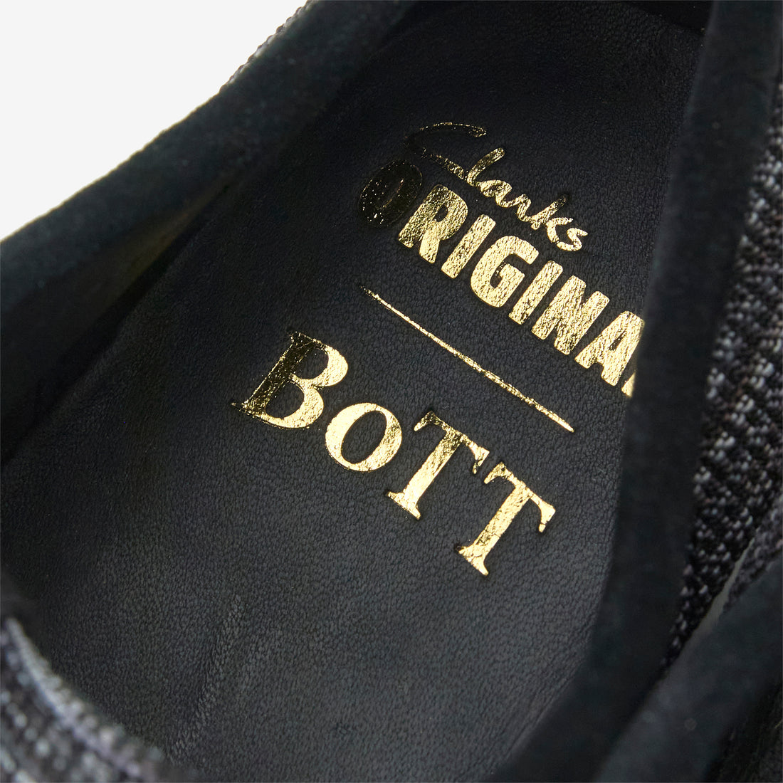 BoTT x Wallabee Black Interest Footwear