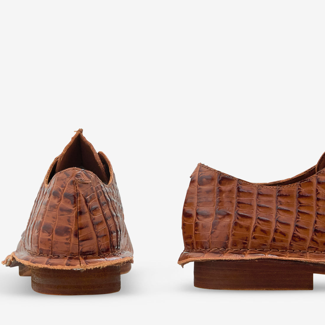 Martine Rose x Women's Derby Tan Leather Footwear