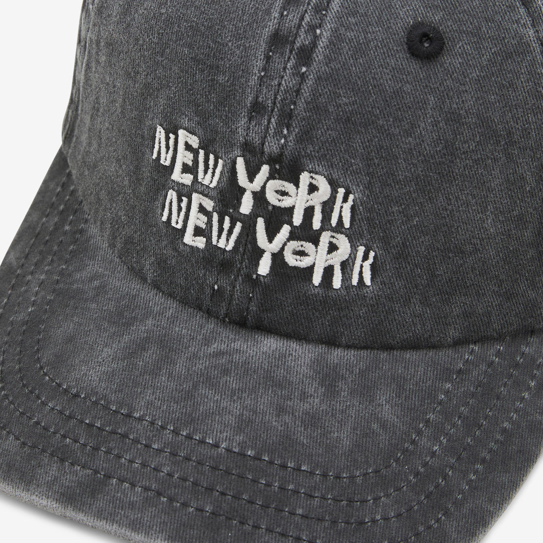 80's NY Cap Black Headwear