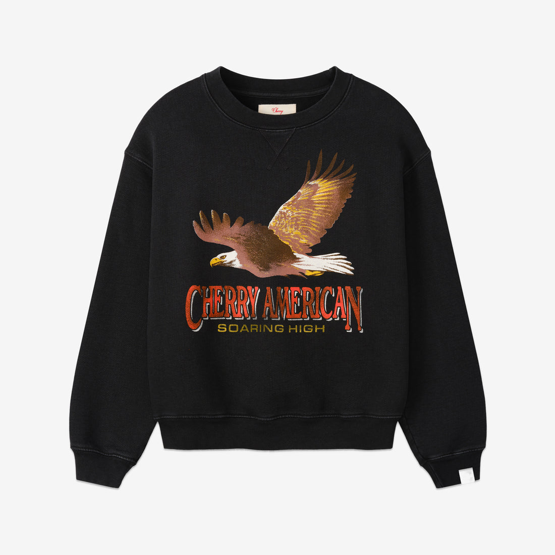 Soaring Crewneck Black Jumpers