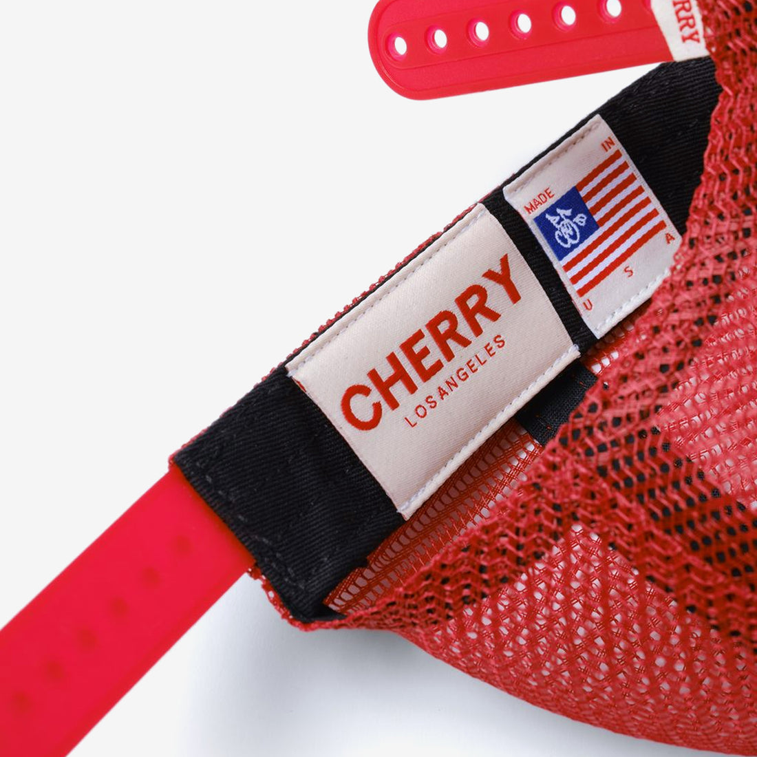 Mesh 5 Panel Trucker Red Headwear