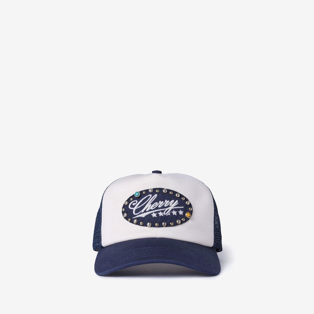 5 Star Studded Trucker Navy Headwear