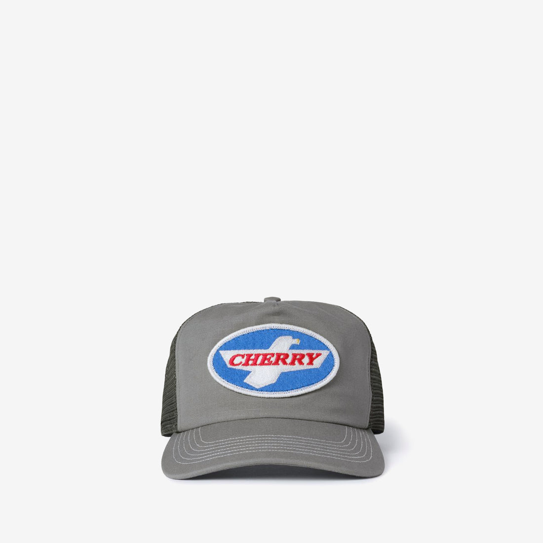 Eagle Patch Trucker Charcoal Headwear