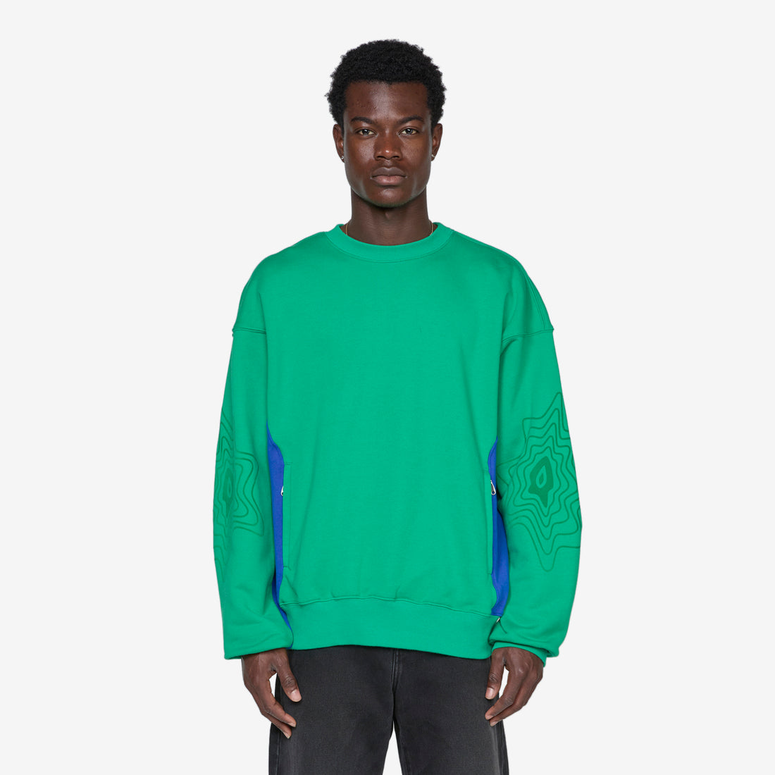 ASICS NOVALIS Bixance Sweatshirt Bright Green Jumpers