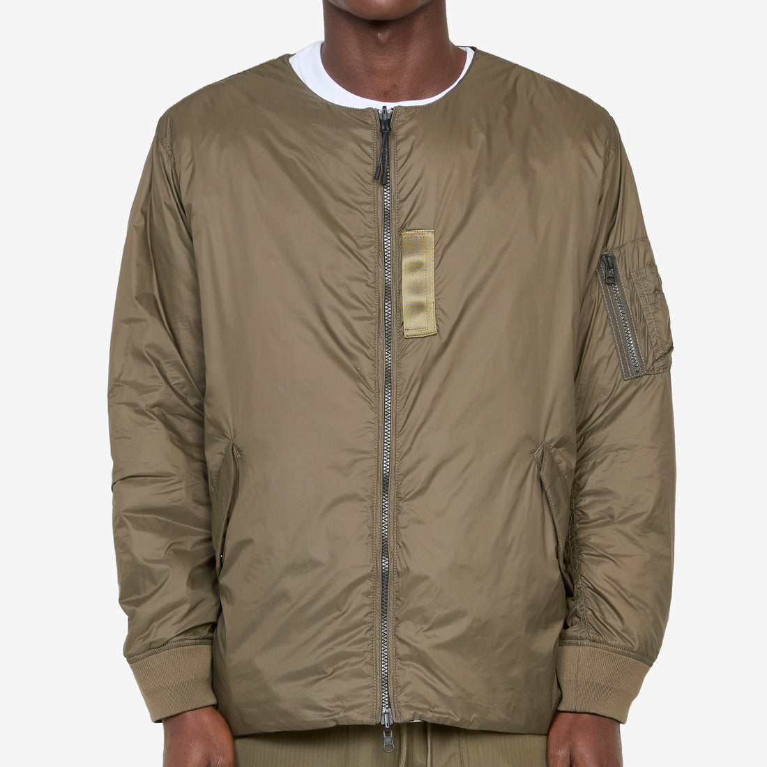 Reversible MA-1 Type Inner Down Jacket Dark Olive | Black Jackets