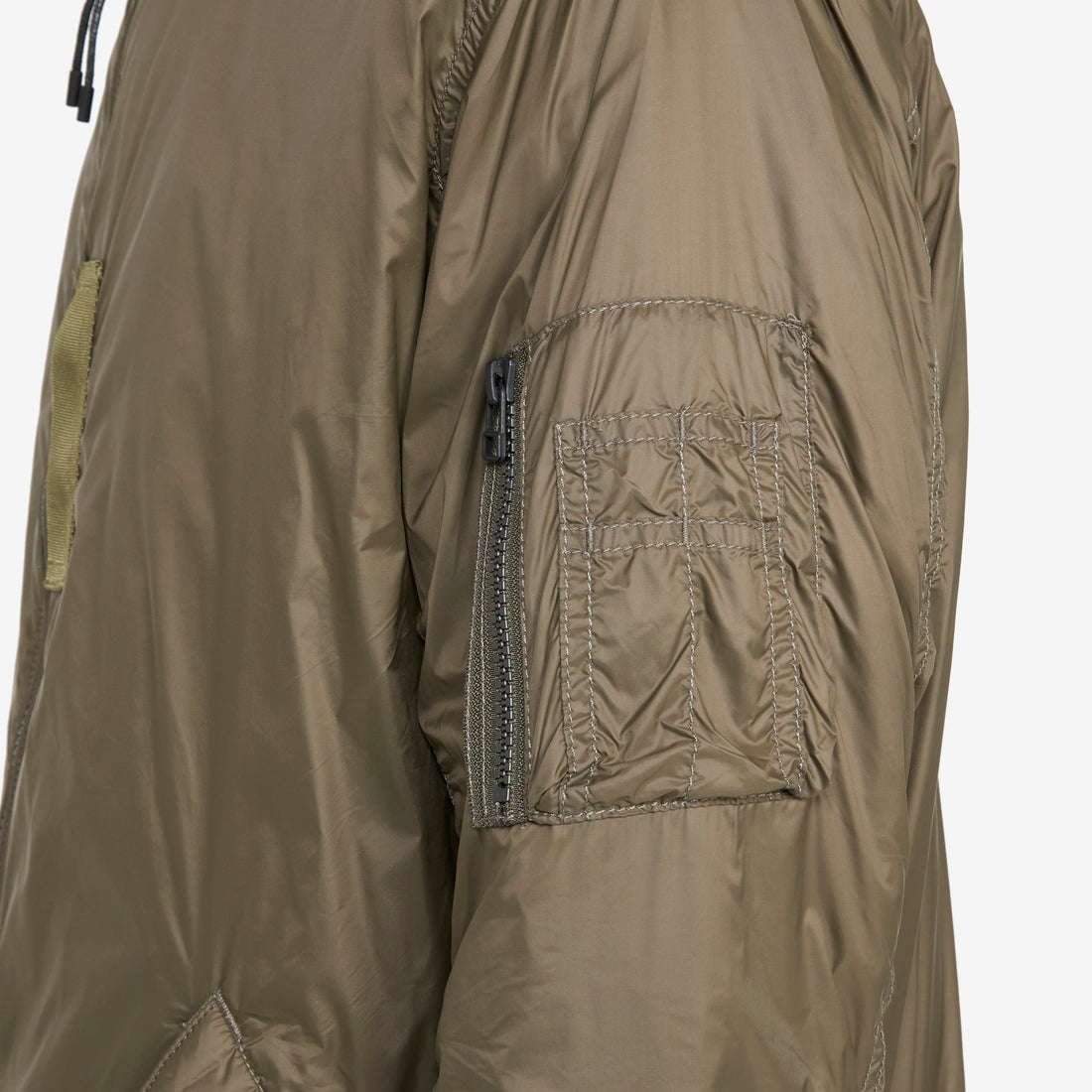 Reversible MA-1 Type Inner Down Jacket Dark Olive | Black Jackets