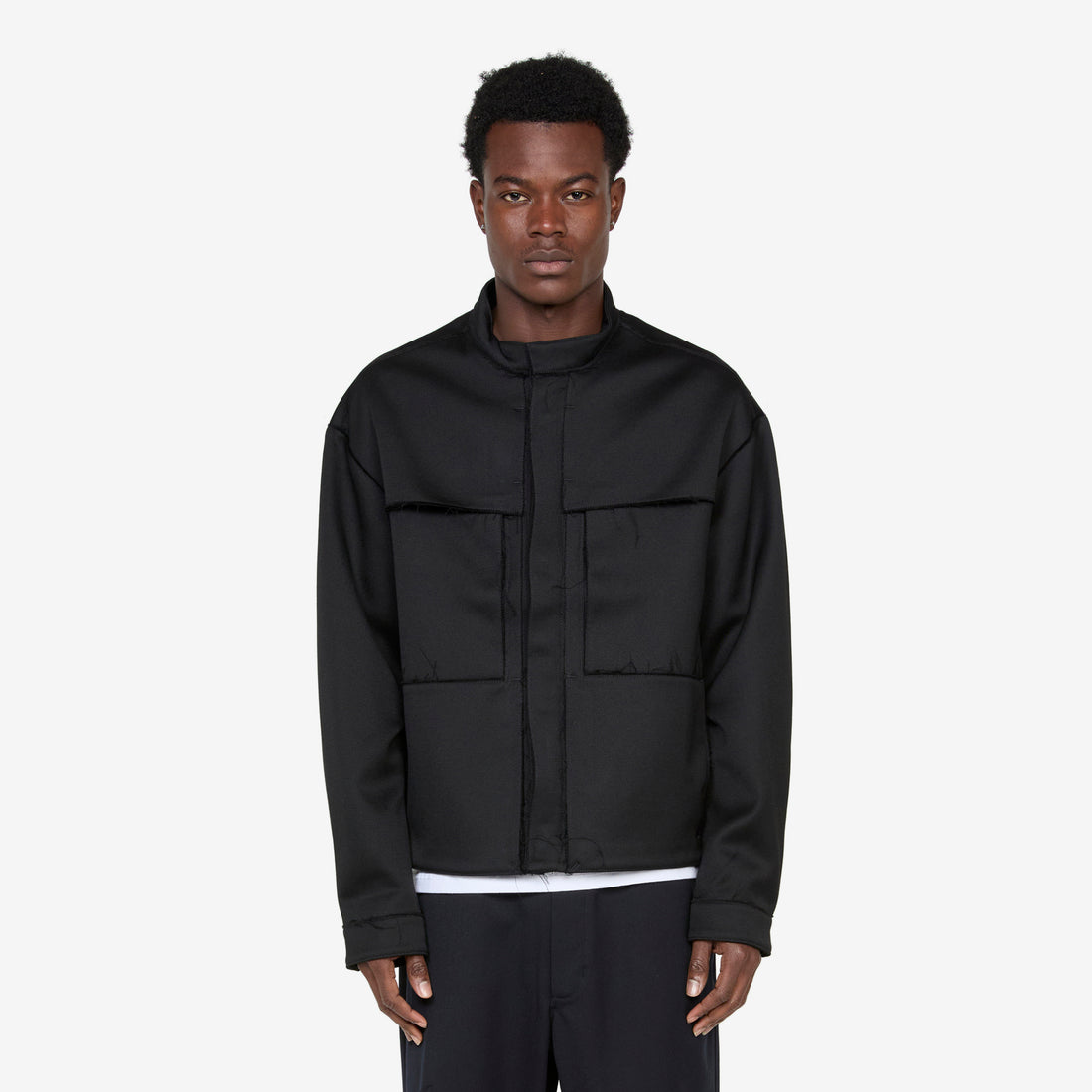 ESC Raw Cut Jacket Black Jackets