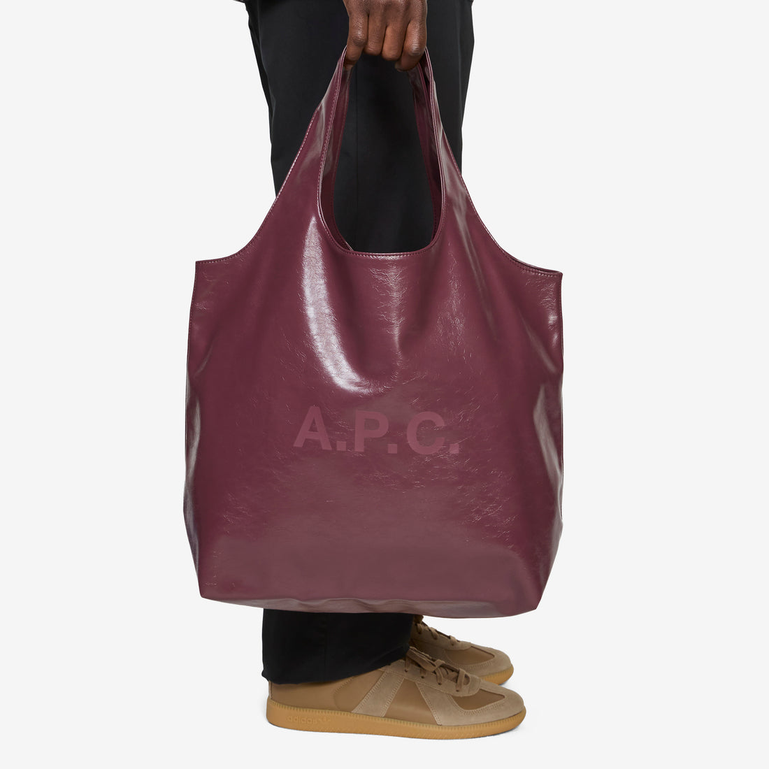 Ninon Tote Bag Cracked Blackberry Bags