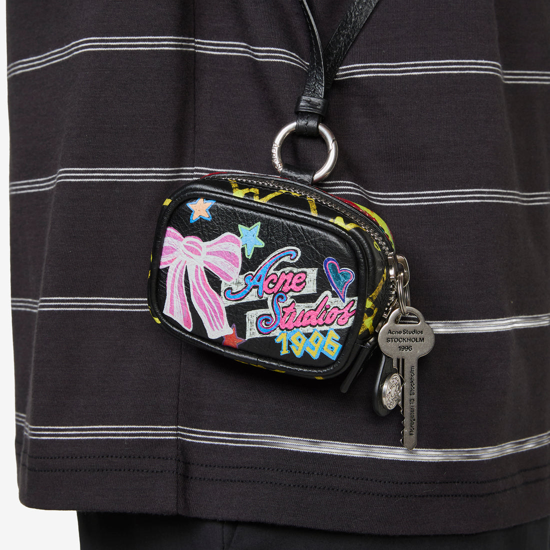 Camero Clip Punk Print Black Accessories