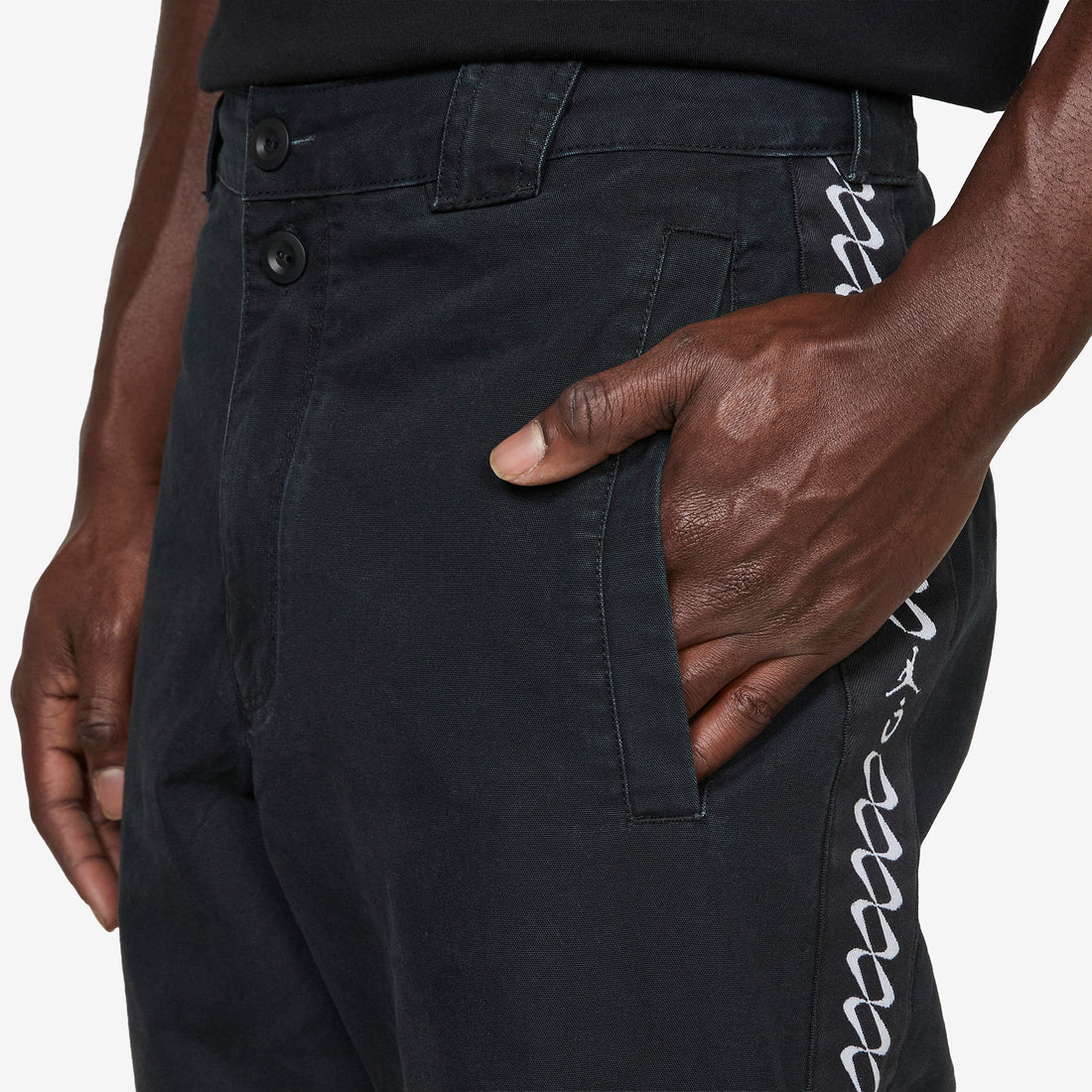NOMARHYTHM TEXTILE x Pants Black Pants