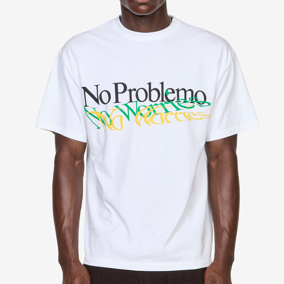 Above The Clouds x 'No Worries' T-Shirt White Tees