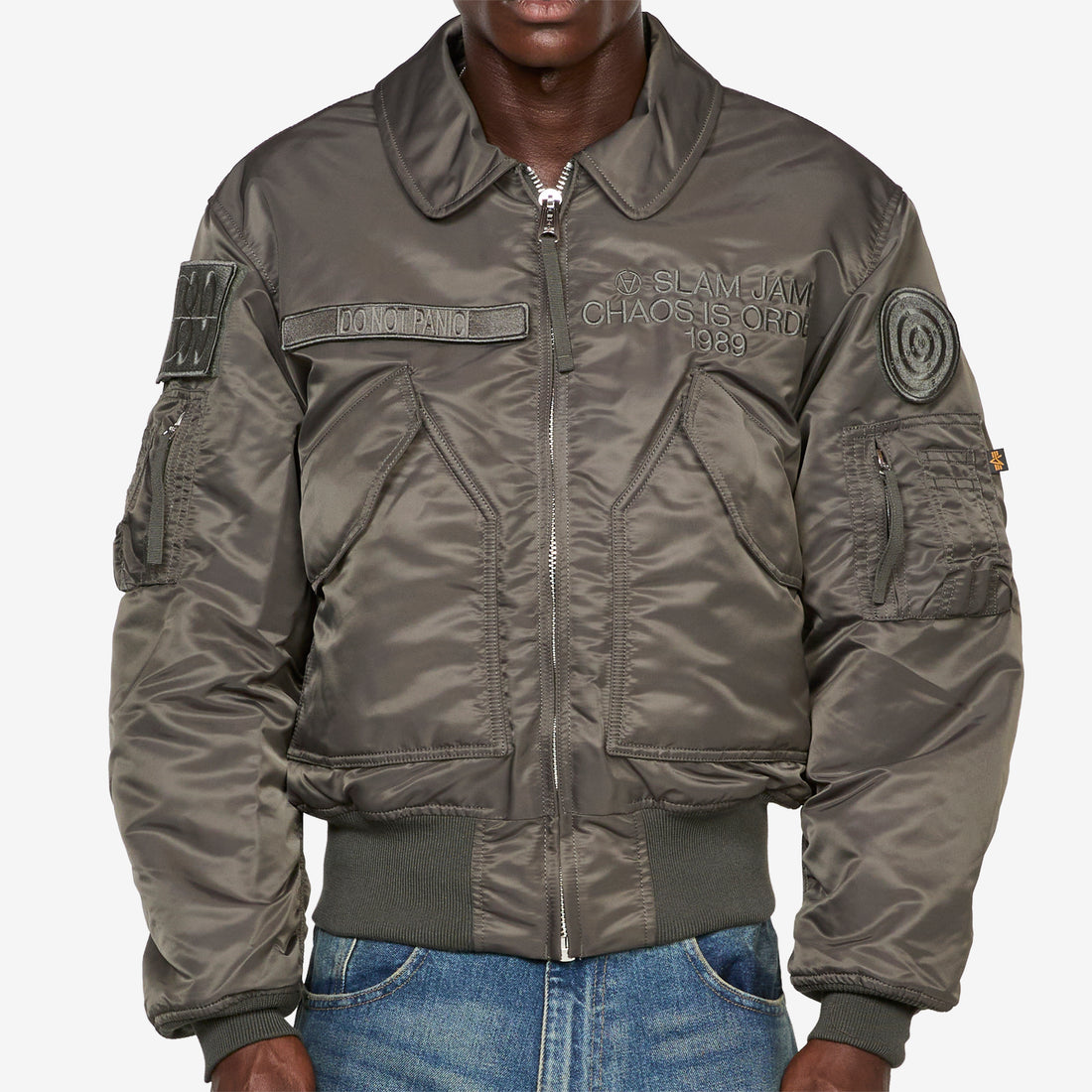 Alpha Industries x CWU-45 Bomber Rep Grey Jackets