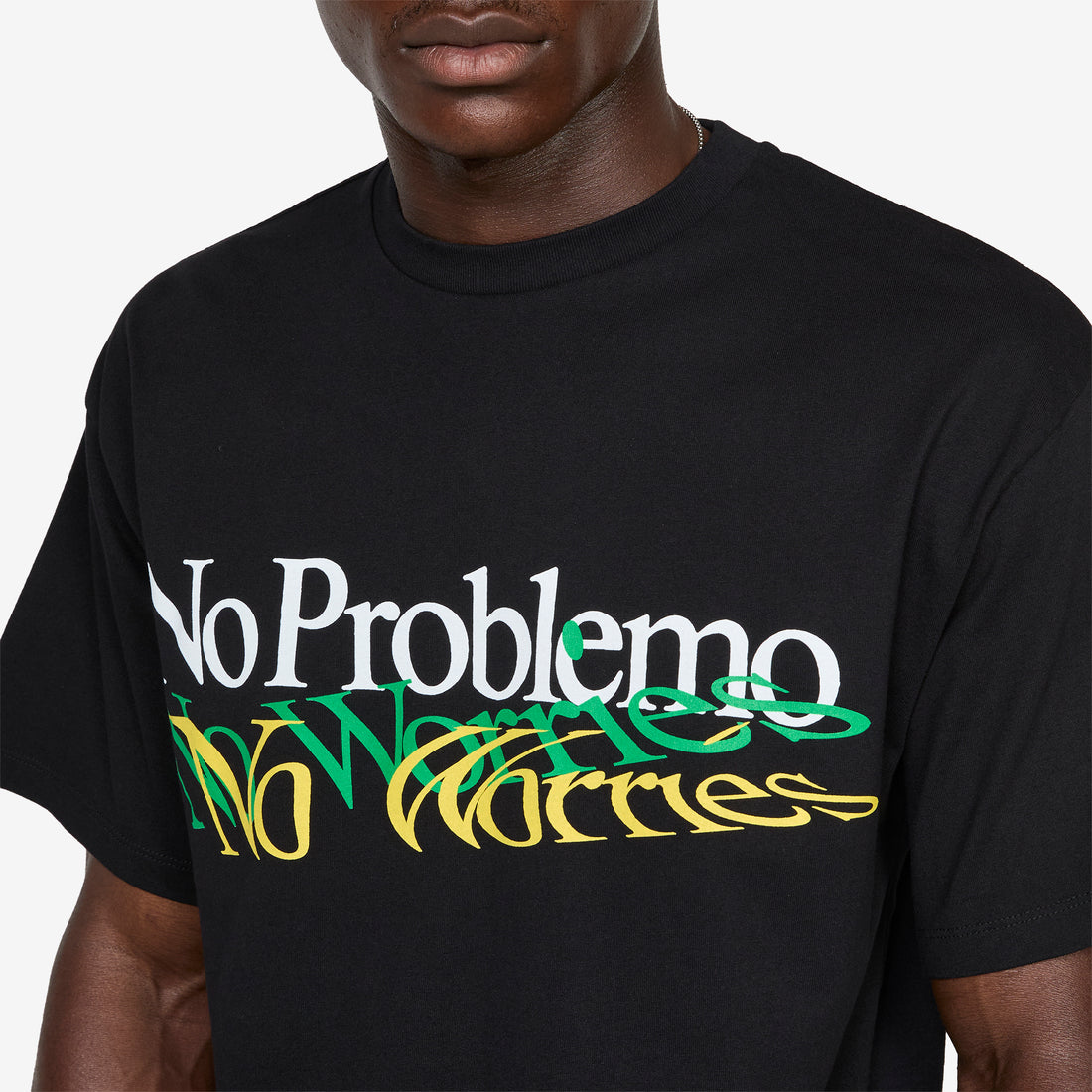 Above The Clouds x 'No Worries' T-Shirt Black Tees