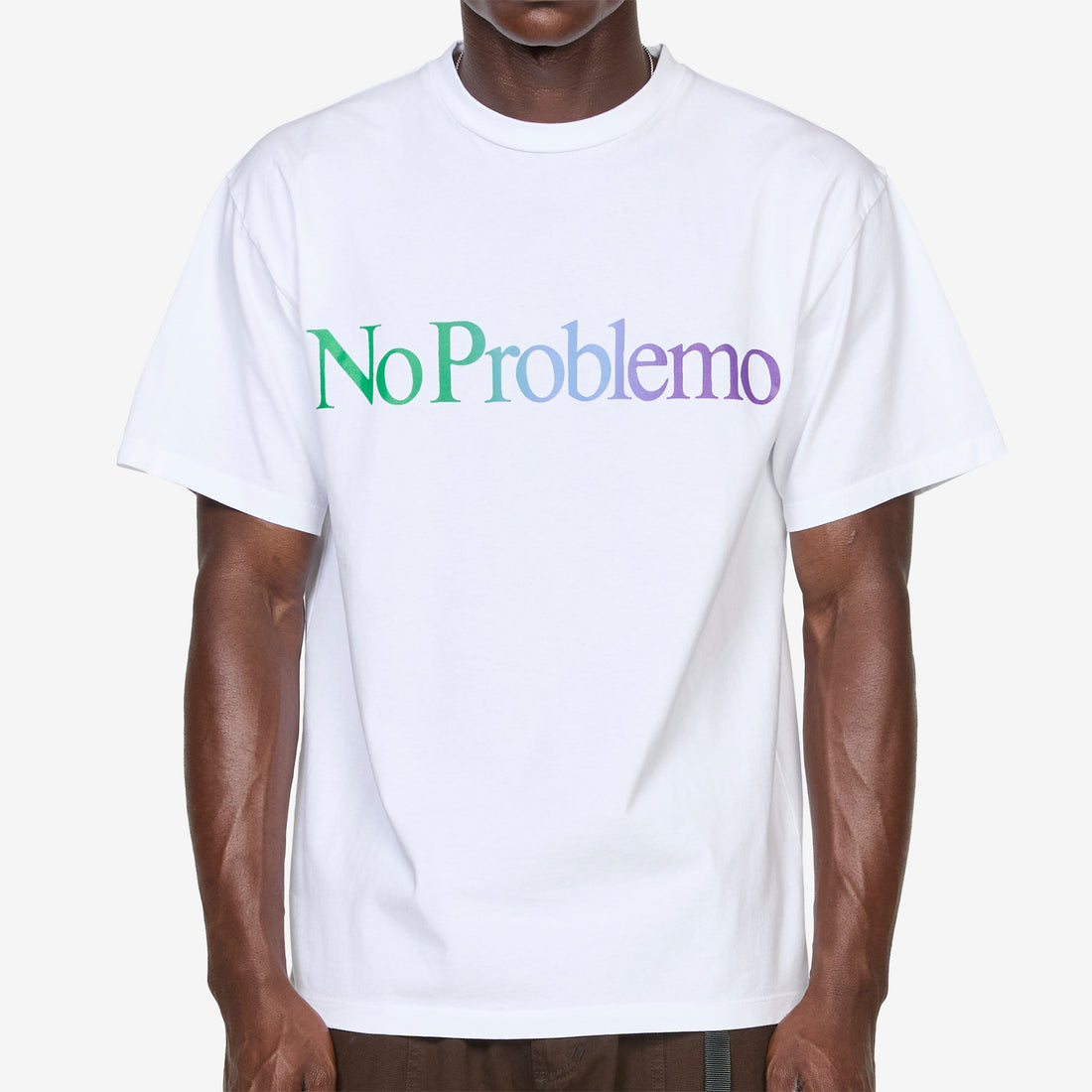 No Problemo Gradient T-Shirt White Tees