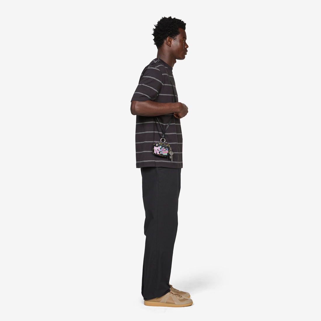 Camero Clip Punk Print Black Accessories