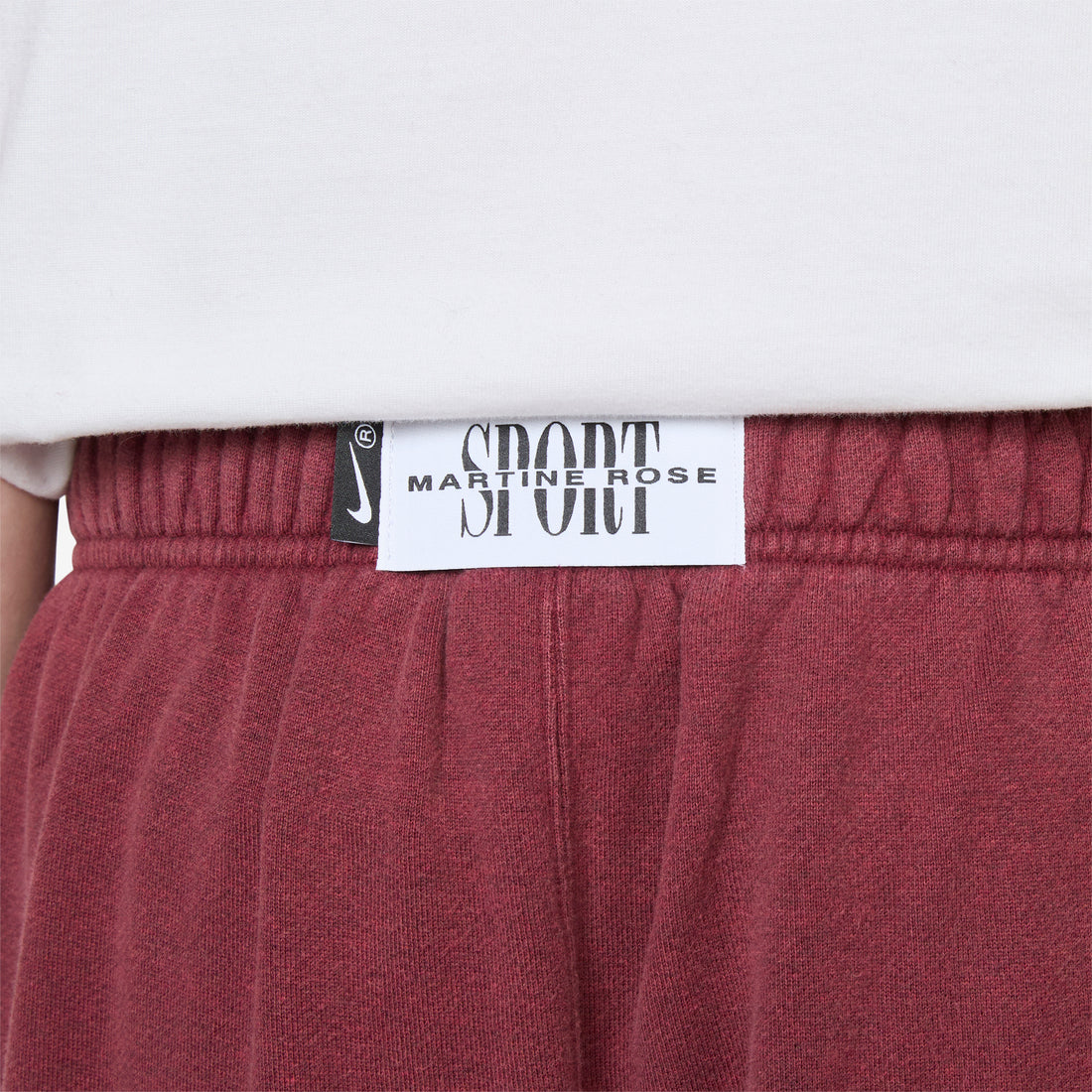 Martine Rose x Fleece Trousers Team Crimson | Heather | White Pants