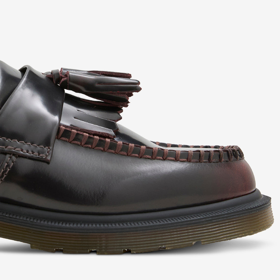 Adrian Tassel Loafer Arcadia Cherry Red Footwear