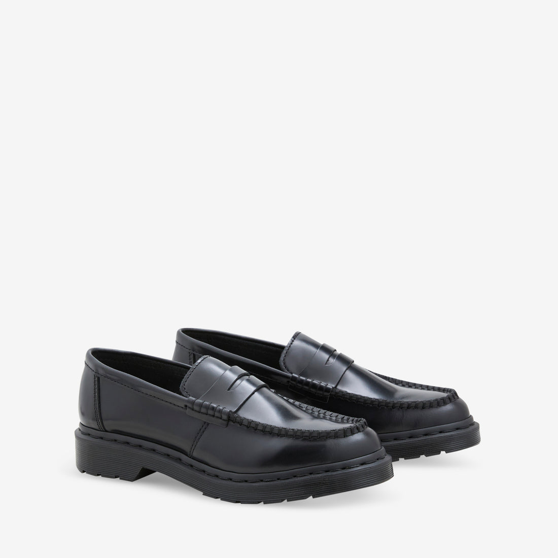 Penton 84 Loafer Black Polished Smooth Footwear