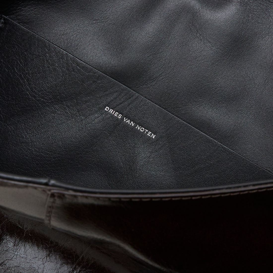 Large Leather Envelope Pouch Dark Grey Bags