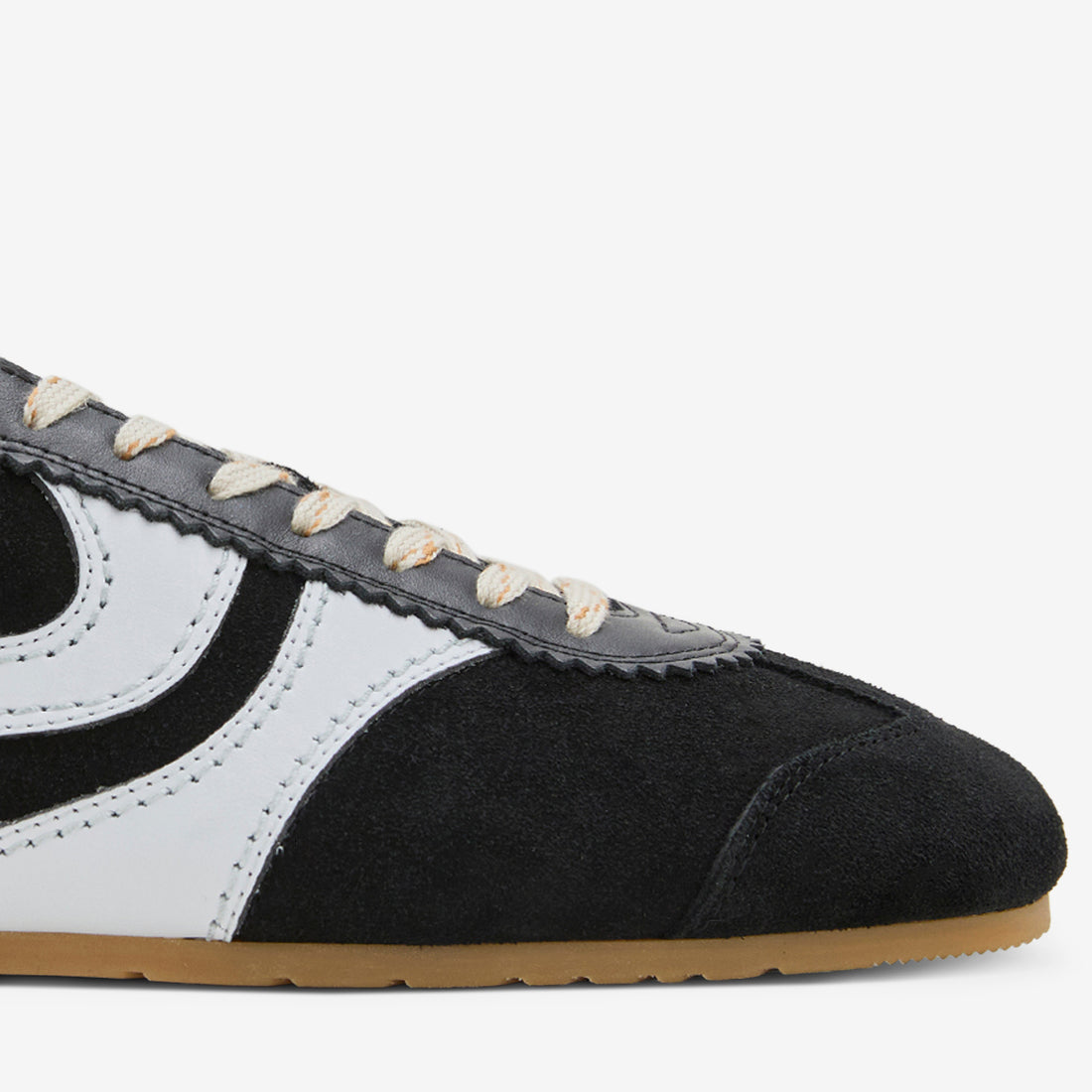 Suede Sneakers Black | White Footwear
