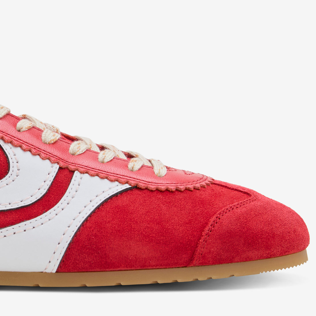 Suede Sneakers Red Footwear