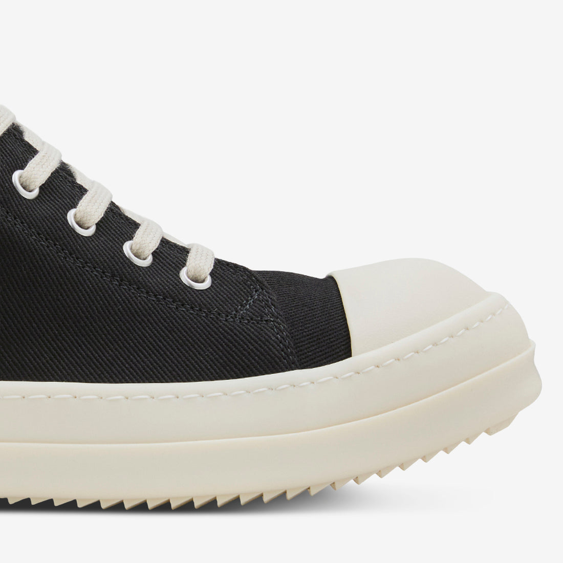 Low Sneaks 8oz Deep Black Denim Black | Milk | Milk Footwear